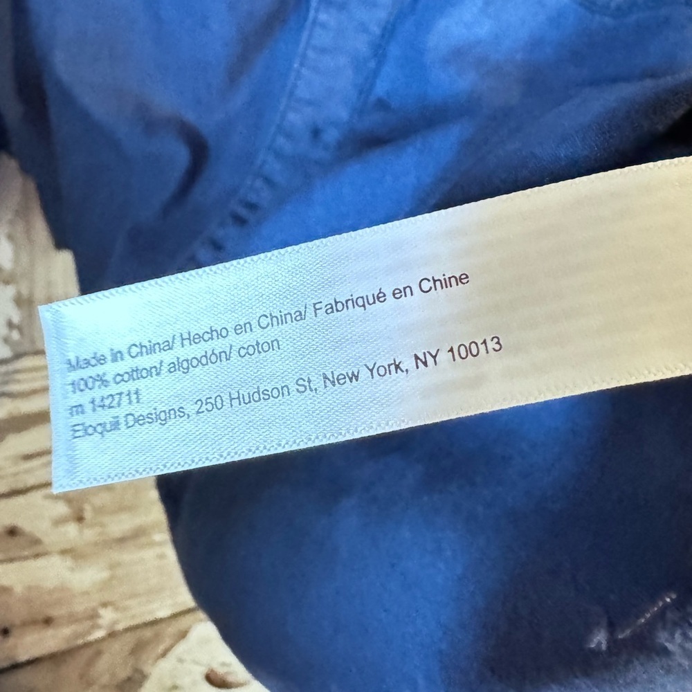 Eloquii Elements NWT Chambray Long Sleeve Button … - image 2